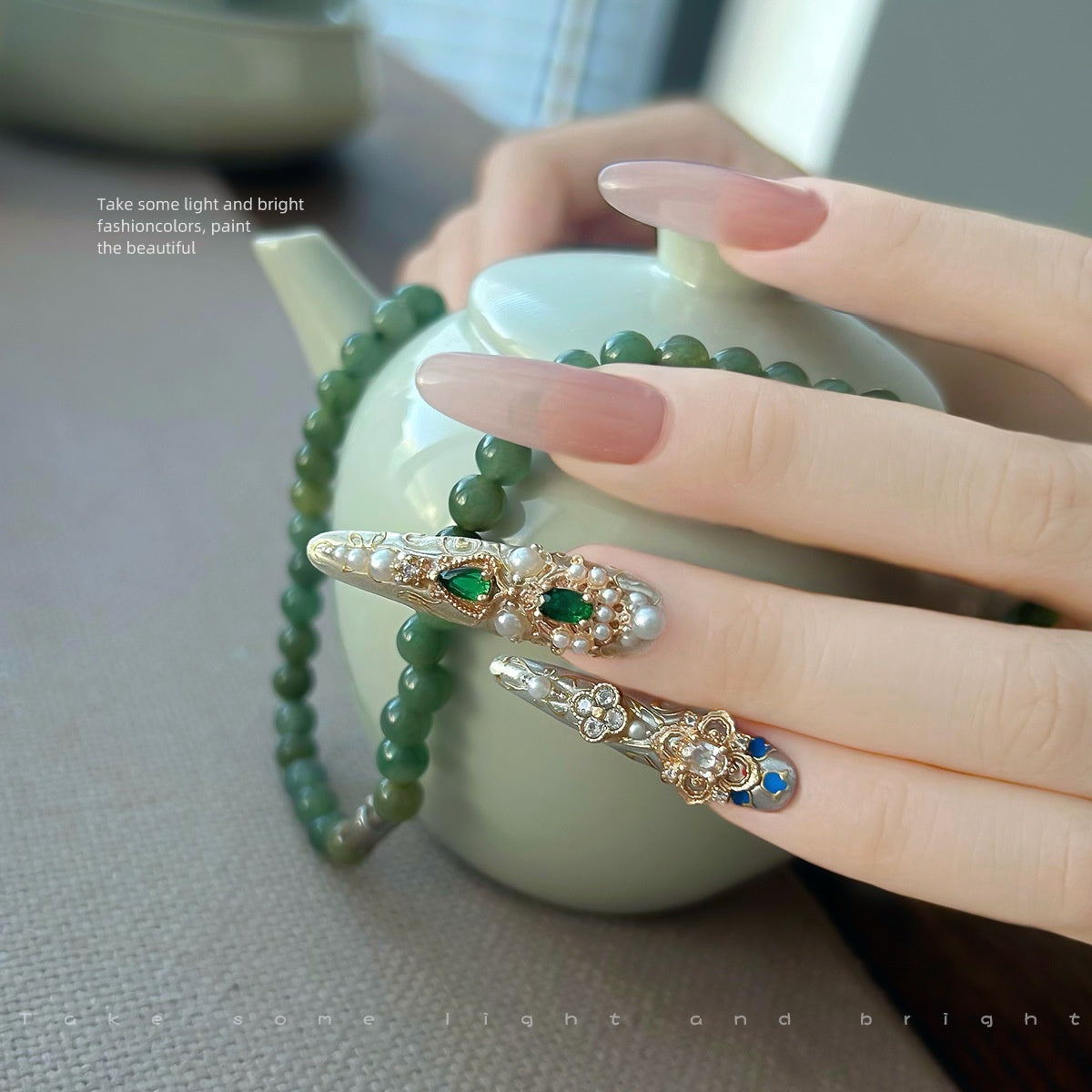 Wearable Nail Rhinestones For Manicure Decorations