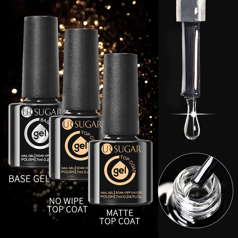 UR Sugar Detachable Phototherapy Nail Polish Adhesive Reinforced Adhesive Wash-free Sealing Layer