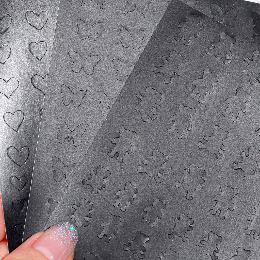 French Nail Painting Hollow Sticker