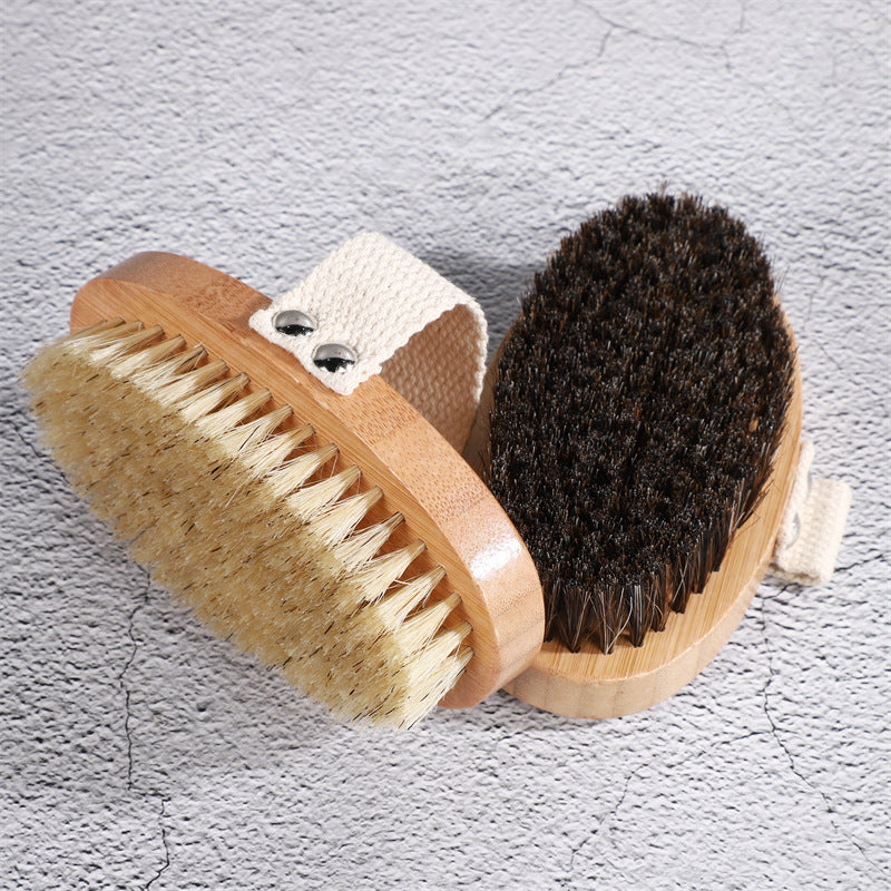 Bamboo Bristle Foam Nail Hand Brush