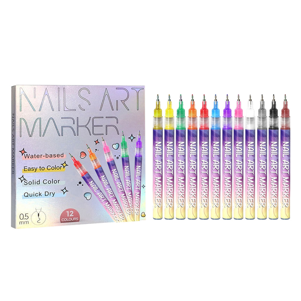 DIY Nail Art Marker Painting Pen