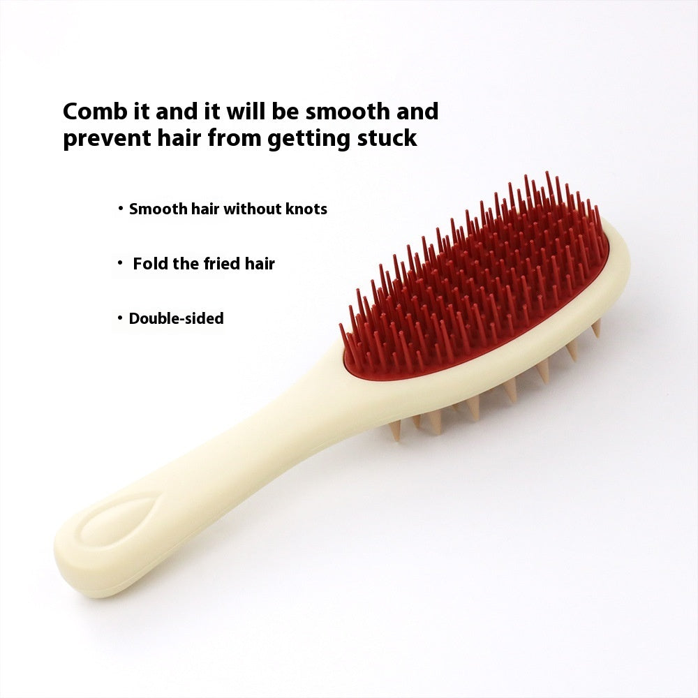 Long Handle Two Surface Density Teeth Scalp Massage Comb