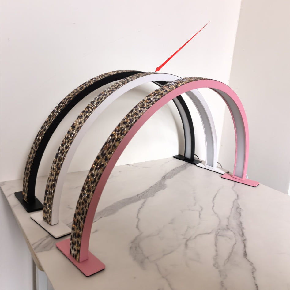Half Moon Hot Lamp Desktop Arc Nail Table Lamp
