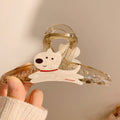 Cute Cartoon Puppy Barrettes Female