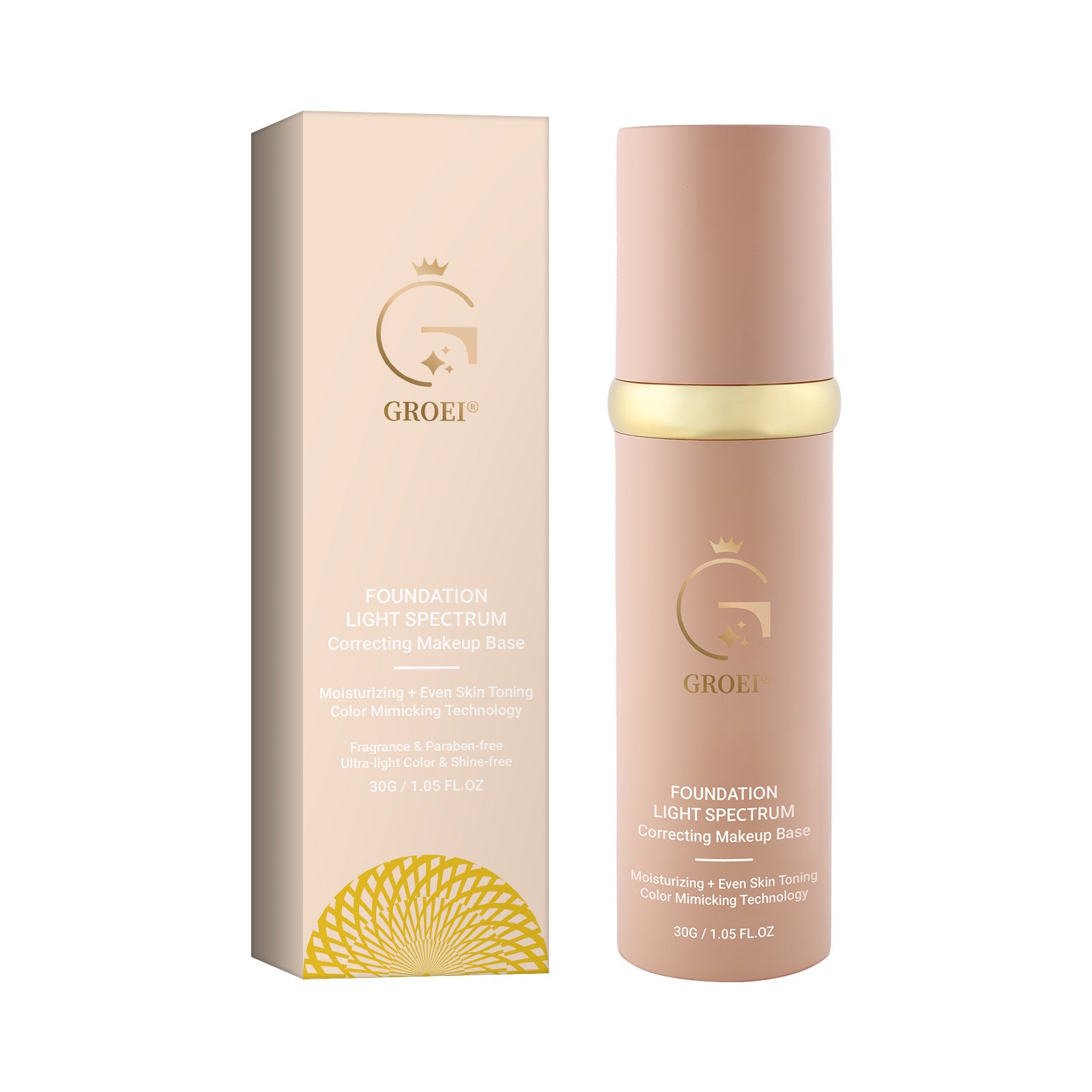 Concealer And Moisturizer Repair Waterproof And Durable Smear-proof Makeup Non-stuck Powder Foundation