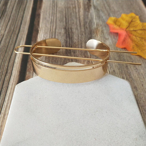Wooden hairpin ball head fashion hairband