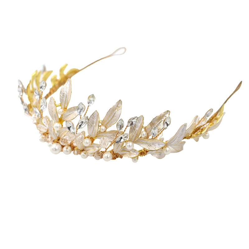 Korean Elegant Princess Crown Wedding Headdress Accessories