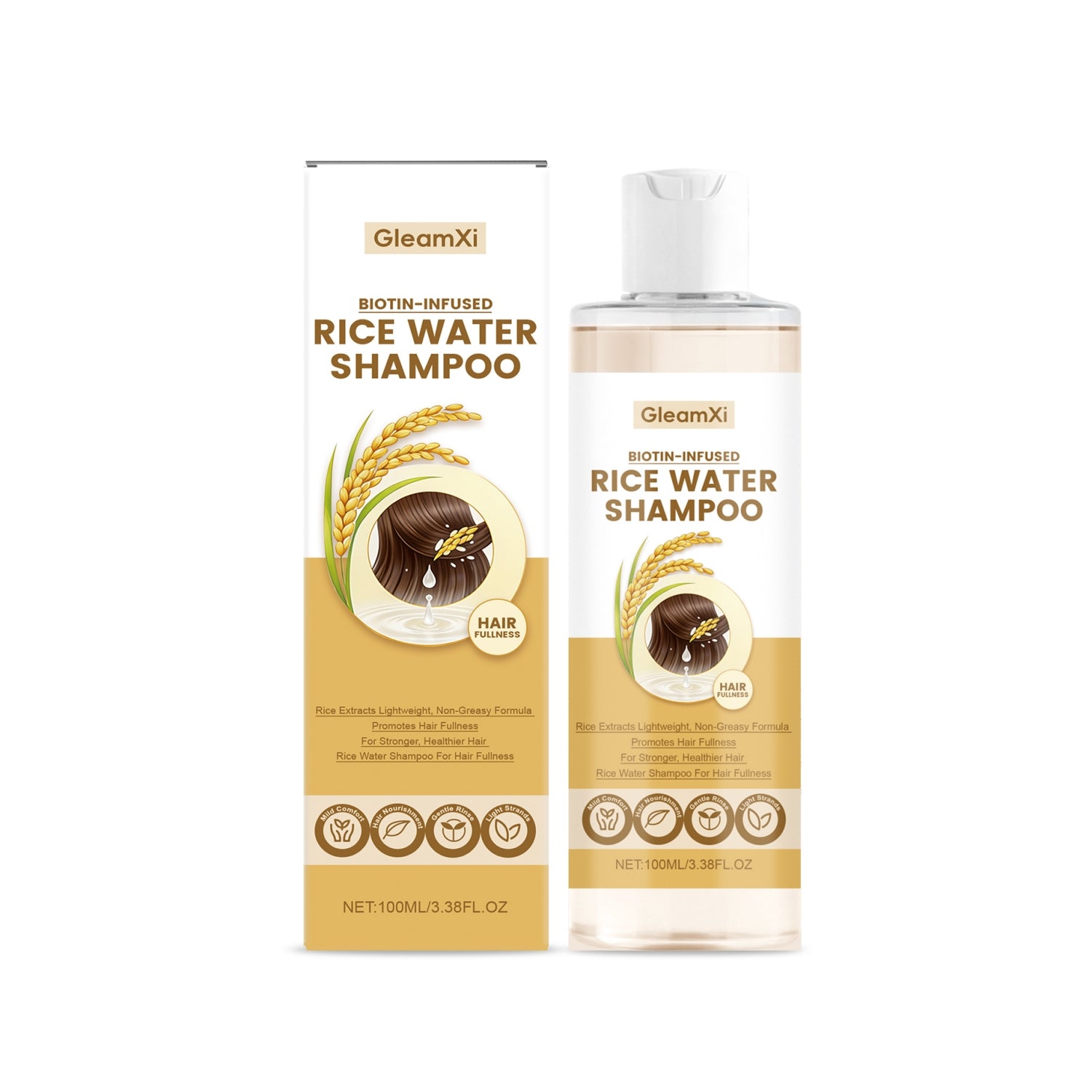 GleanXi Rice Water Shampoo