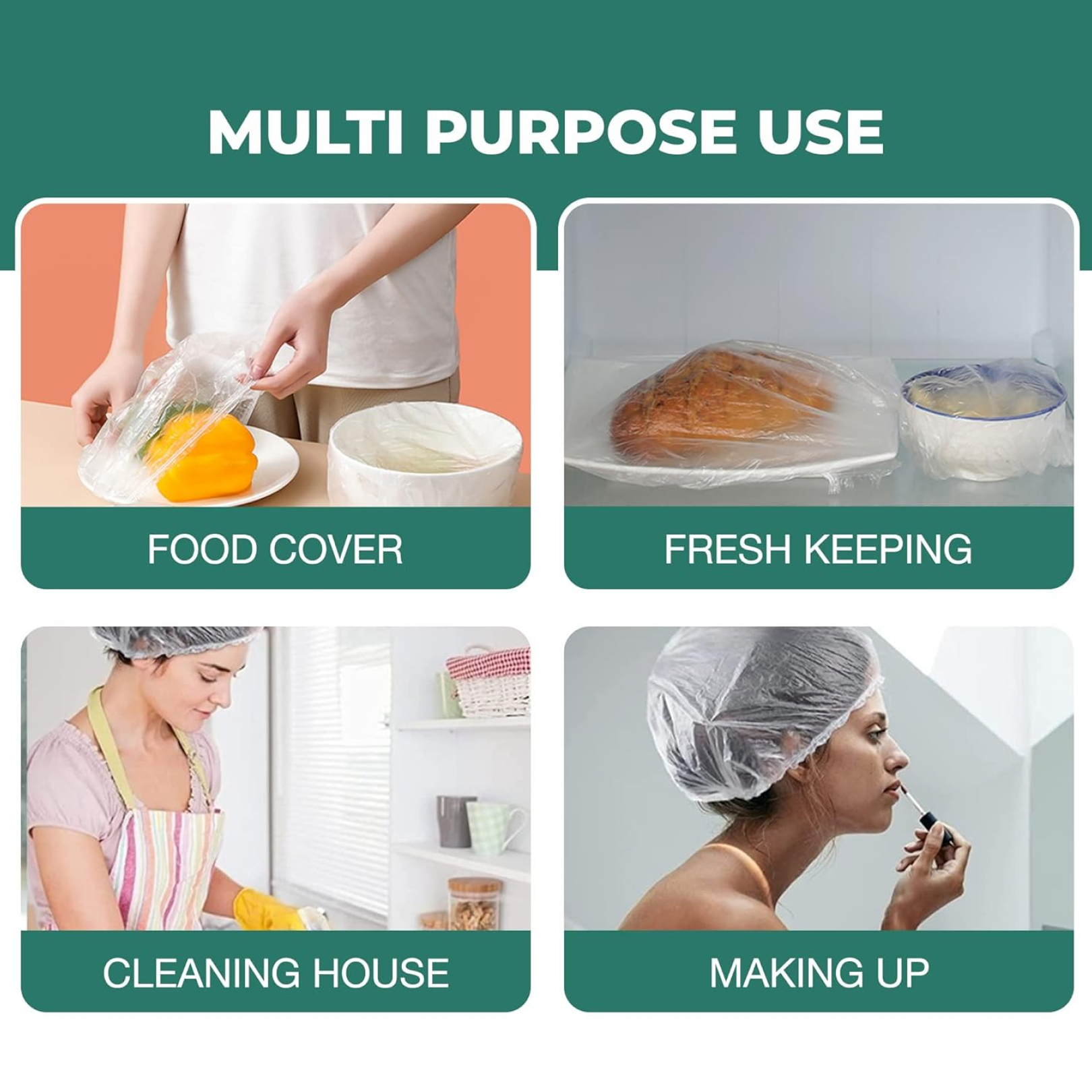 Disposable Shower Caps For Women (20 Pc)