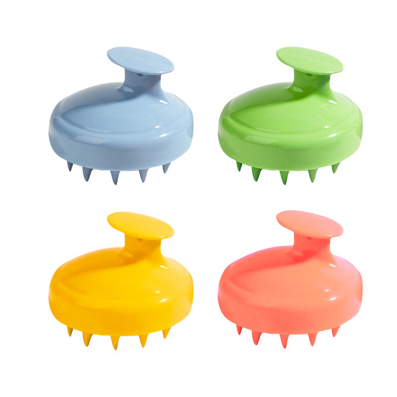 Household Shampoo Comb Multi-functional Wet And Dry Handheld Silicone