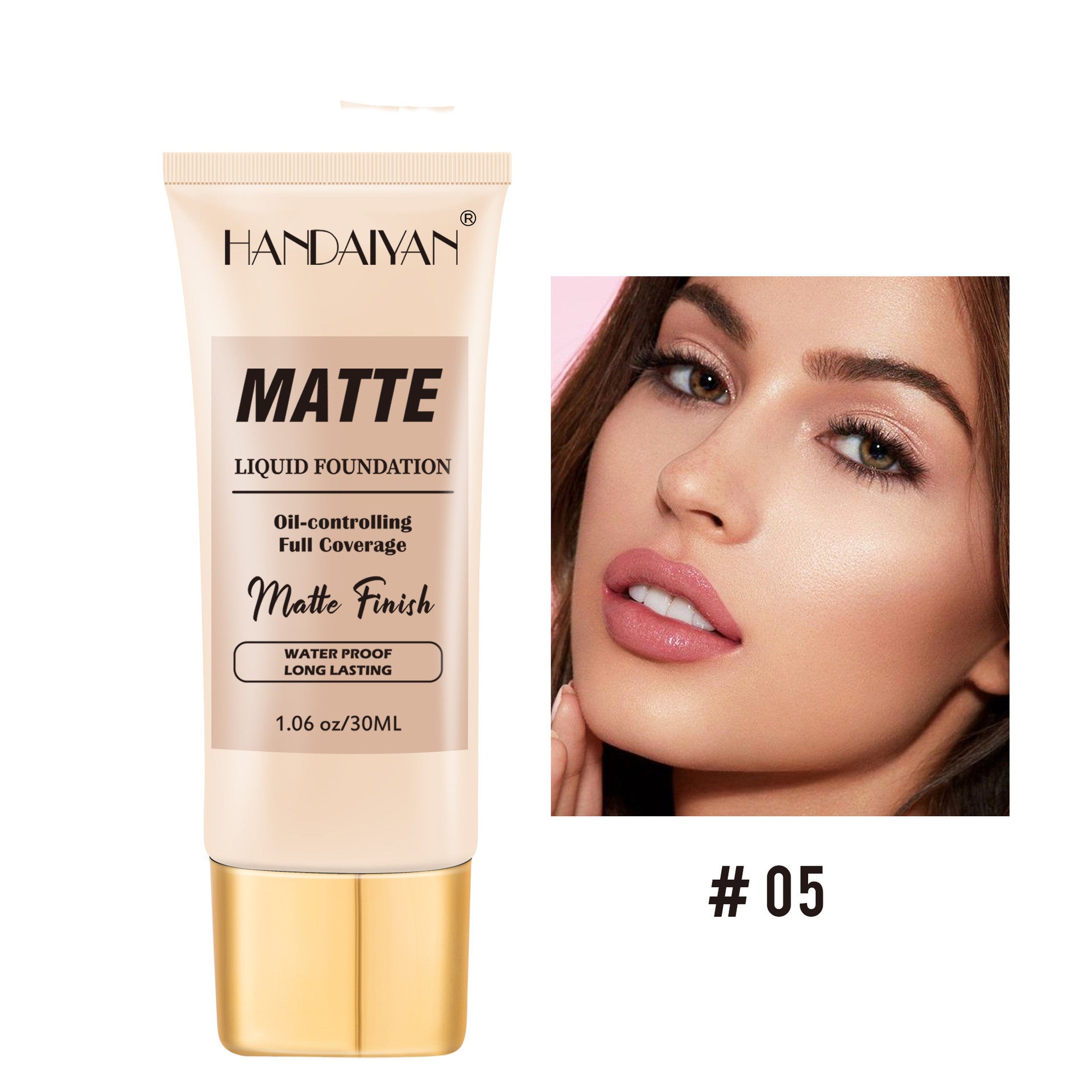 Foreign Trade Lady Concealing Foundation Long Lasting Smear-proof Makeup Invisible Pore Moisturizing