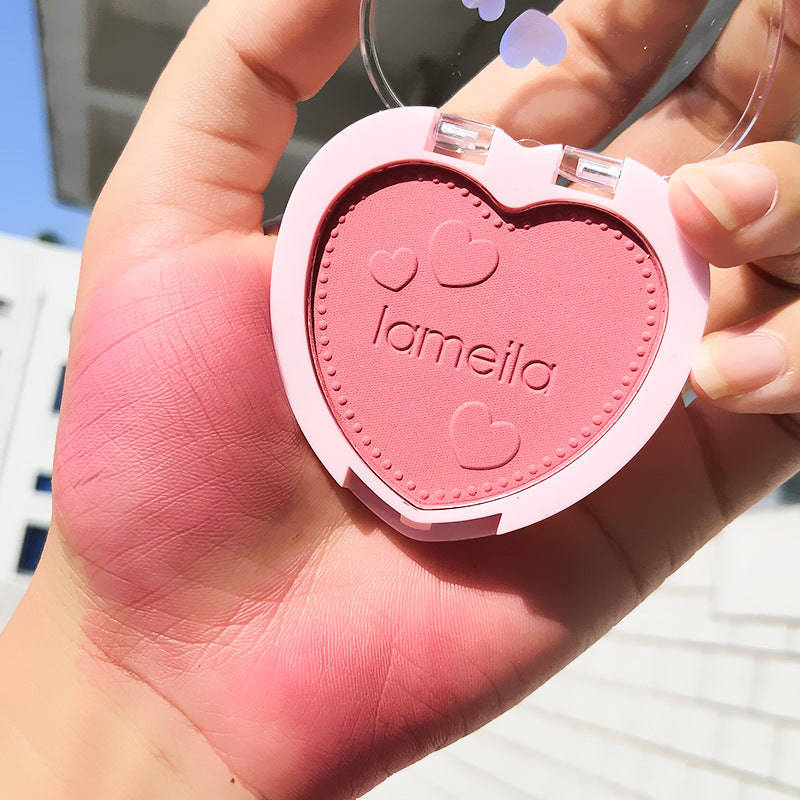 Lamella Schoolgirl Rouge Blush Pan Nude Makeup Repairing