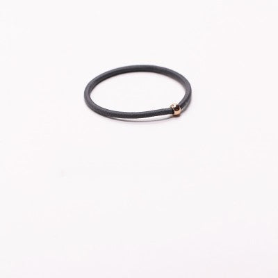 Elastic rubber band with beads