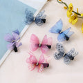 Three-dimensional tulle butterfly hairpin jewelry