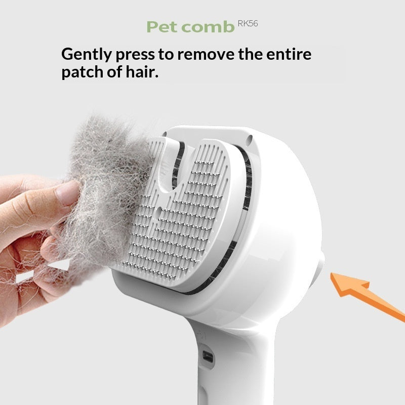 Pet Spray Comb Pin Brush Cat Grooming Comb For Removing Fur And Detangling Knots