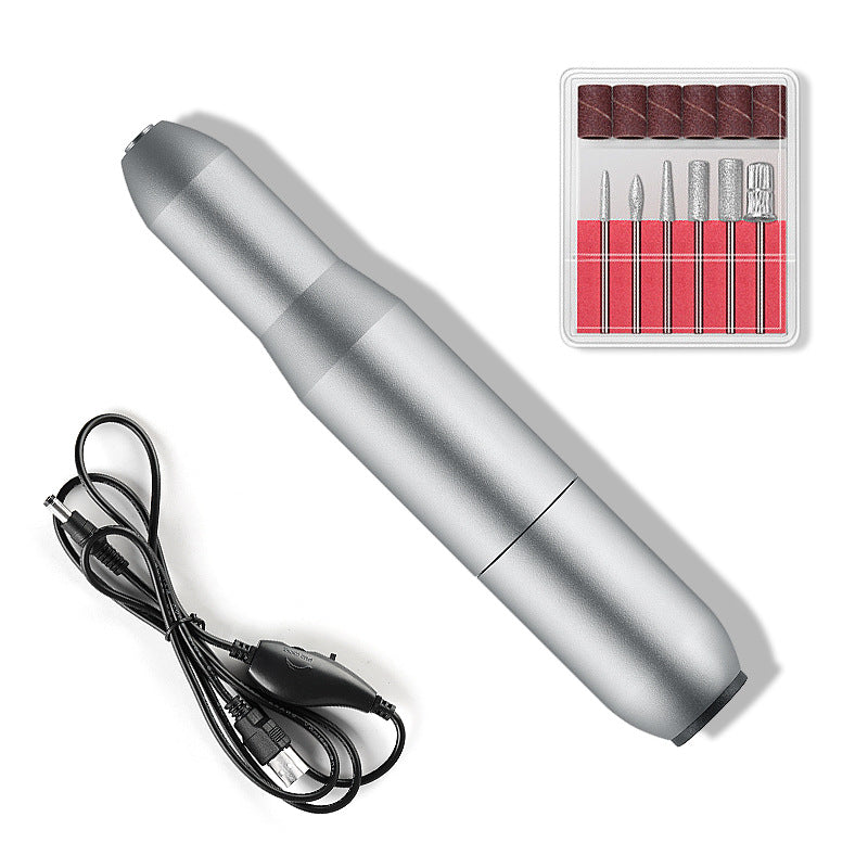 Kaiyin Electric Nail Drill Machine Manicure Machine Set USB Charging Mill Cutter For Manicure Nail File Pedicure Tool Nail Drill Set