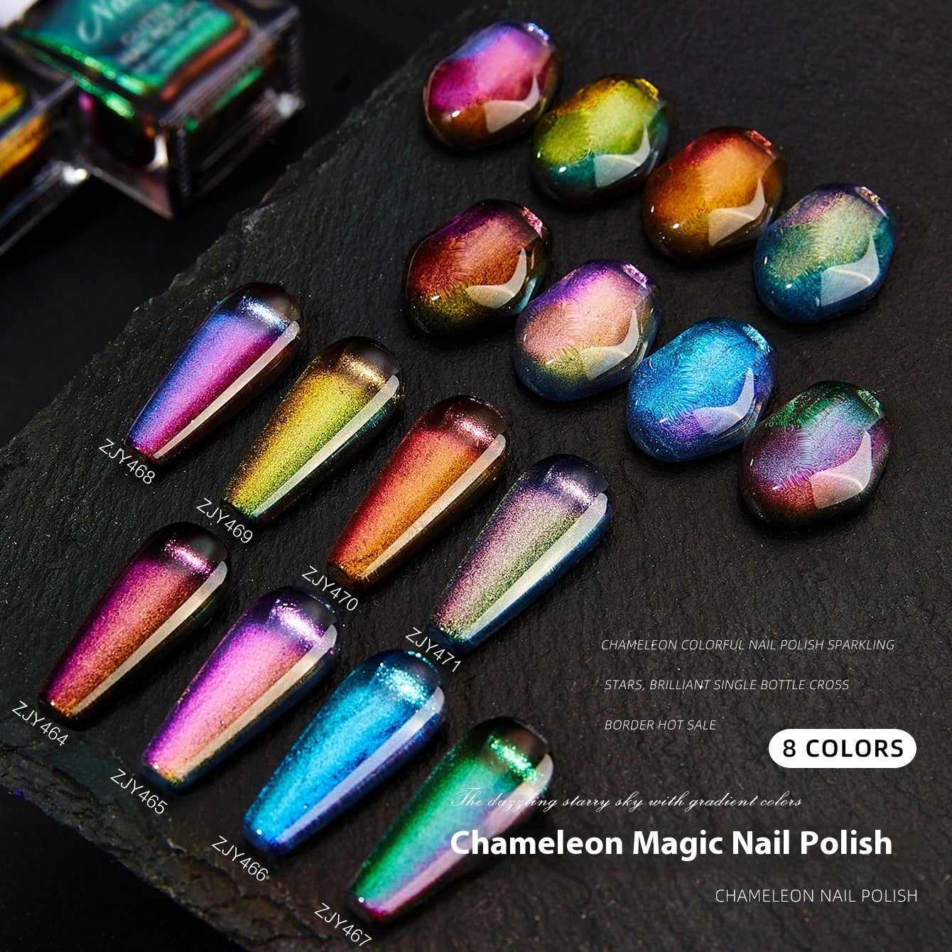 Nail Glitter Metal Magic Mirror Chameleon Water-based Nail Polish
