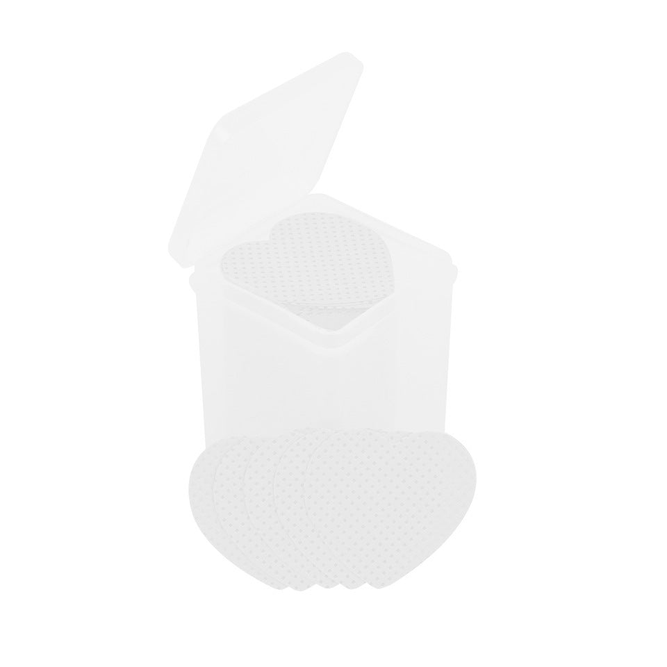 Heart-shaped Sponge Wipe Cotton For Nail Removing Pieces Clean Cotton Sheet