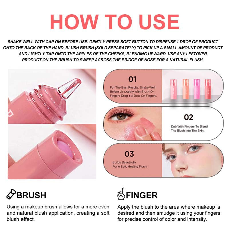 Page Wine Liquid Blush Brightening White Rouge Multifunctional