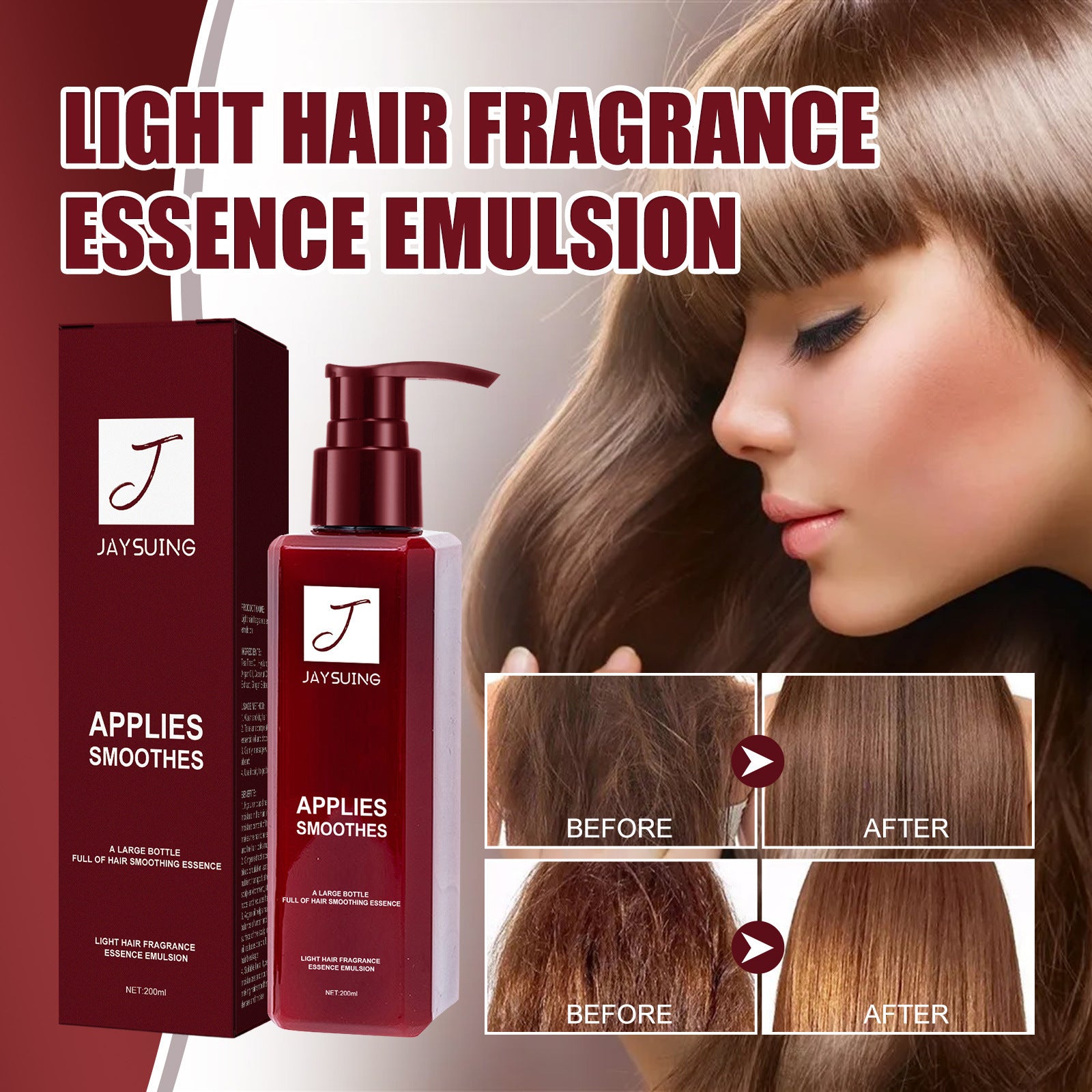 Jaysuing Hair Repair Damaged Dry Manic Moisturizing Soft Hair Conditioner