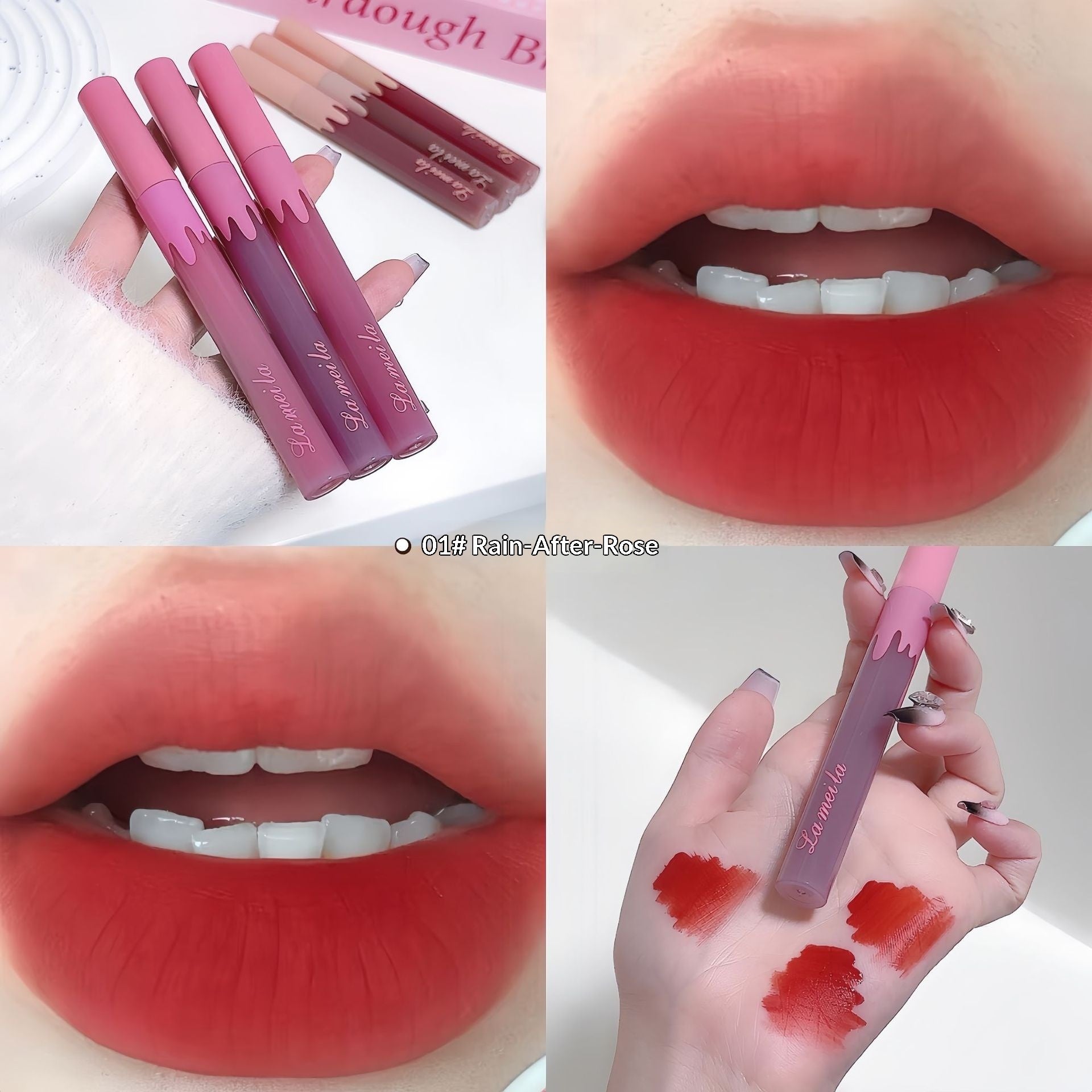 Silky Glass Lip Gloss Matte Moisturizing Lipstick