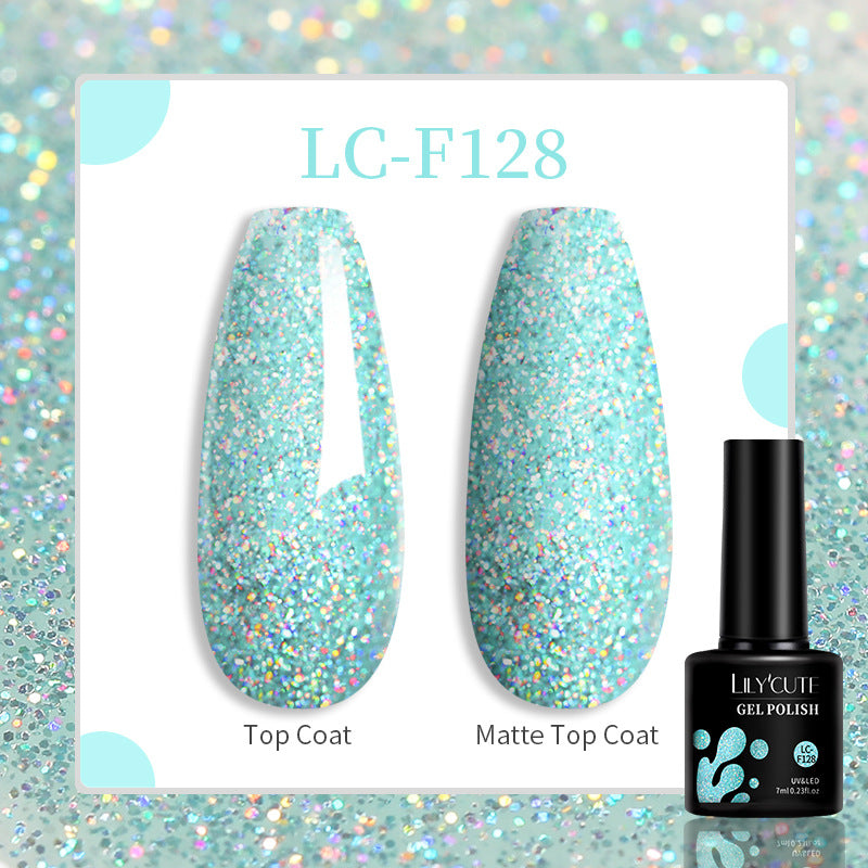 Lilycute 184 Colors Full Set Nail Glue Set Matte Nail Art Non-wash Sealing Layer Nail Polish Gel Base Gel