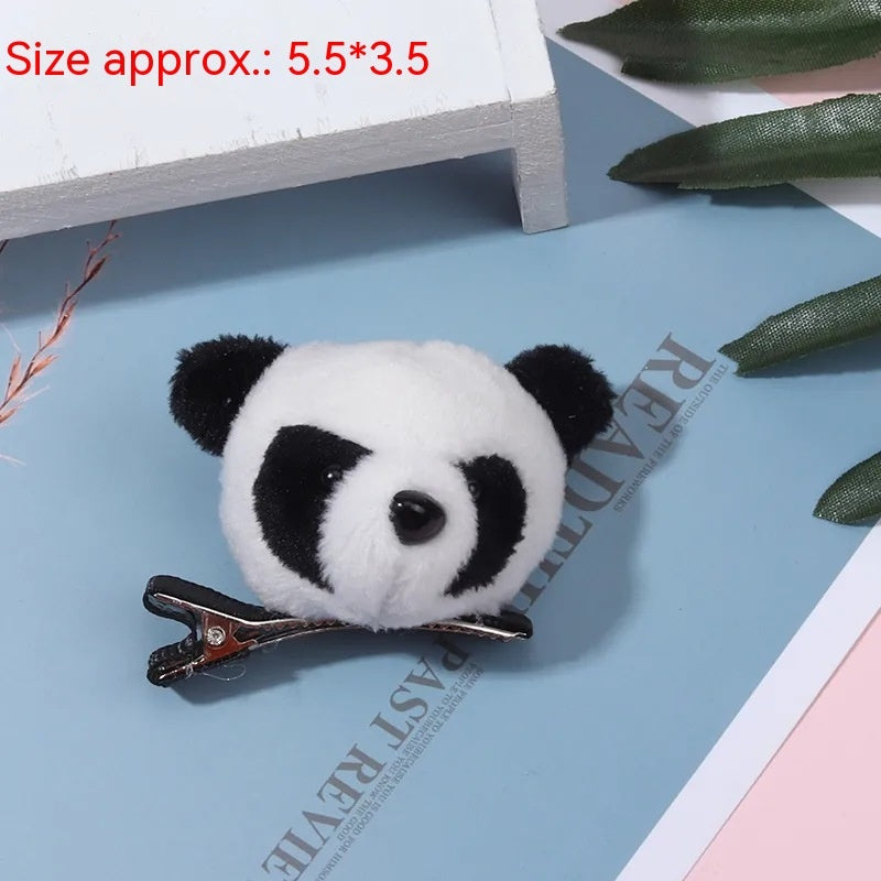 Cute Cartoon Plush Panda Headband Hair Accessories
