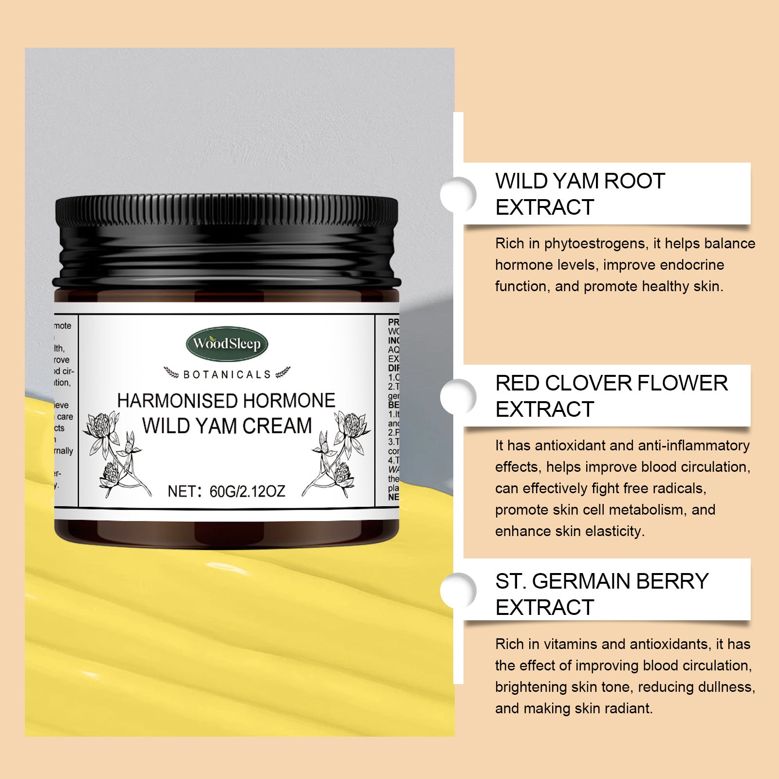 Harmonised Hormone Wild Yam Cream