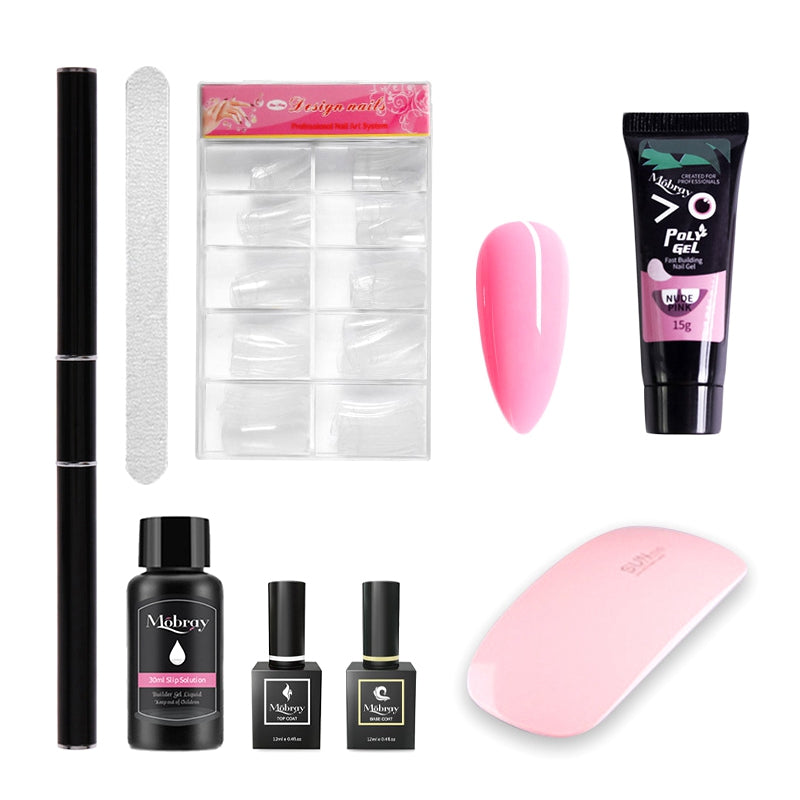 Mobray Manicure phototherapy lamp nail extension cream nail set