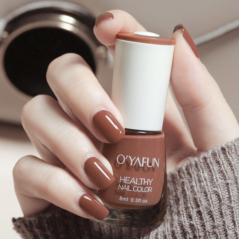 O'YAFUN Water-based Nail Polish Set, Bright Base Oil