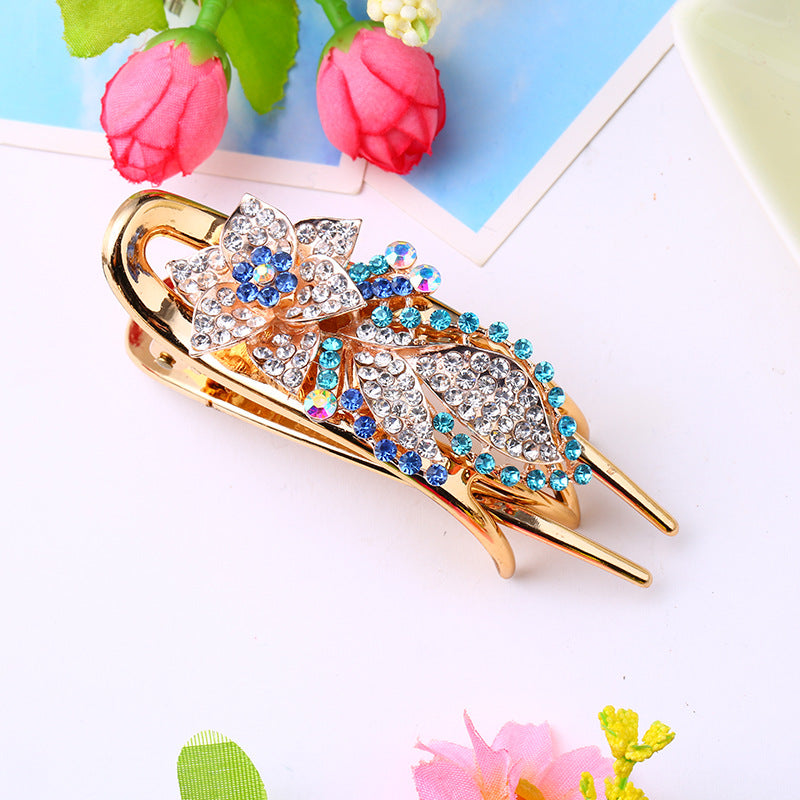 Alloy diamond headdress hairpin