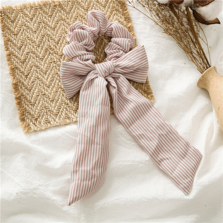 European and American new hair tie knotted rabbit ear headdress