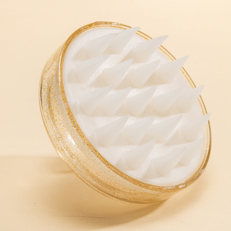 Transparent Silicone Shampoo Brush Soft Tooth Massage
