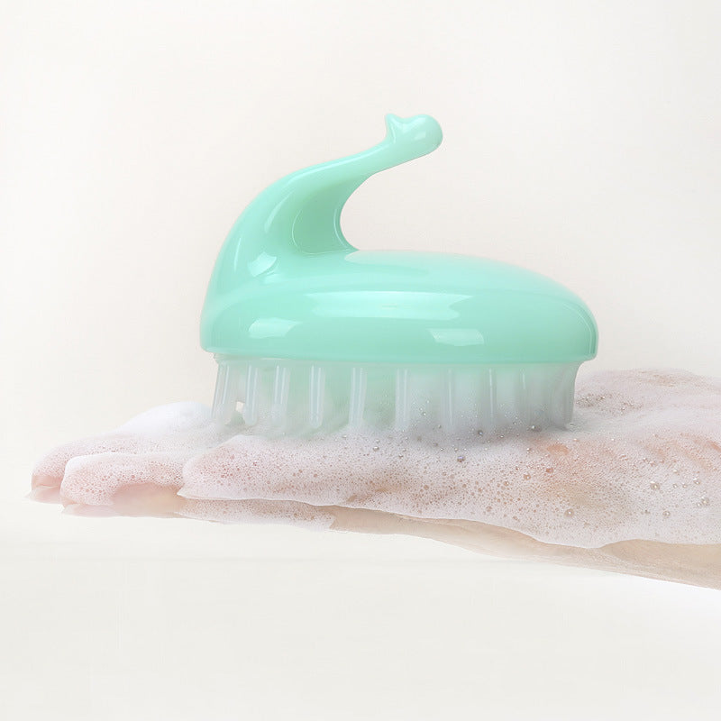 MassageCombing Silicone Shampoo PE Brush