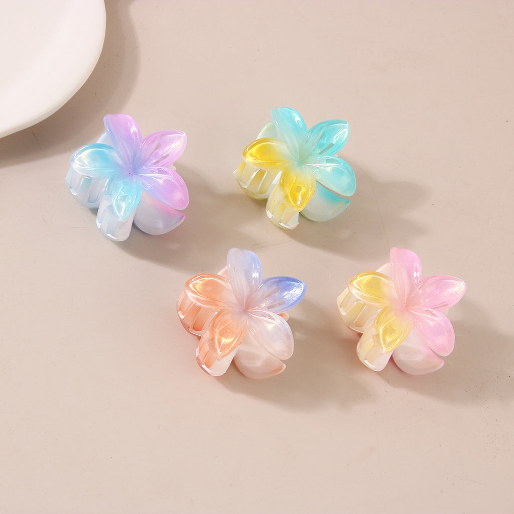Small Size 4cm Gradient Plumeria Rubra Hairpin Headdress