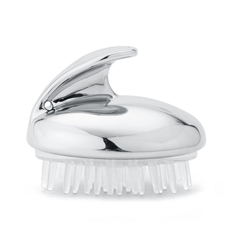 Silicone shampoo brush