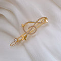 Diamond Pearl Musical Note Butterfly Hairpin