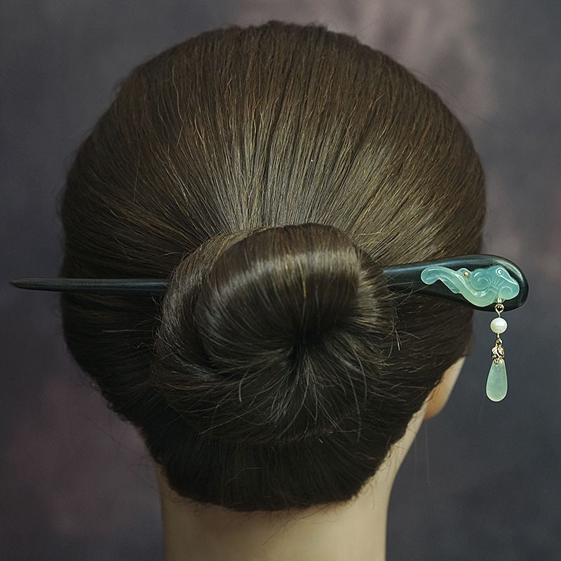 Ancient-style Handmade Hairpin For Updo With Long Hairpin