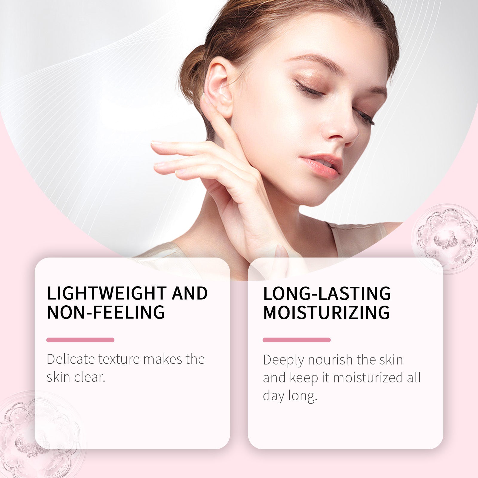 Skin Care Liquid Foundation Moisturizing And Light Skin Sticking