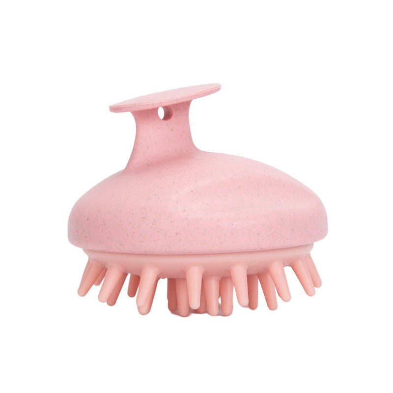 Wheat Straw Shampoo Brush Silicone