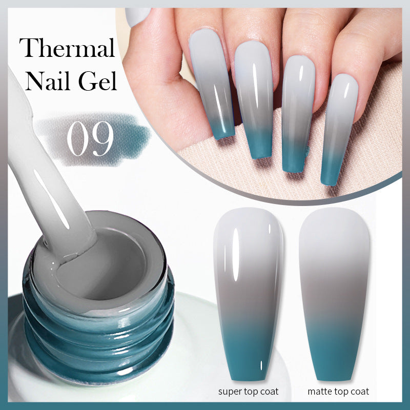 Thermal Nail Gel Simple Home Candy Gradient Color Change UV Polish