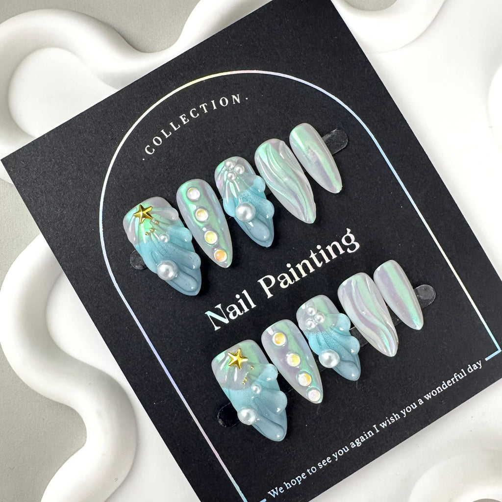 HAILANG Shell Nail Stickers Wear Nail Painting Tip High-grade Summer