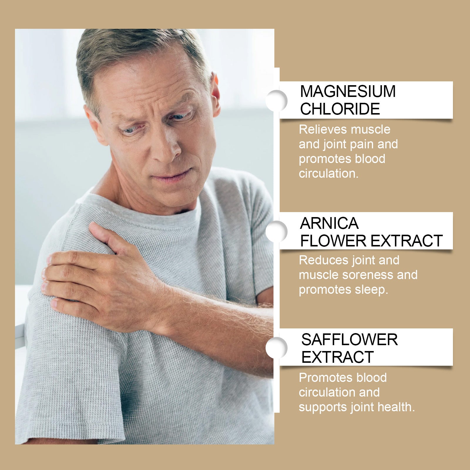 Magnesium Cream For Body Care After Exercise