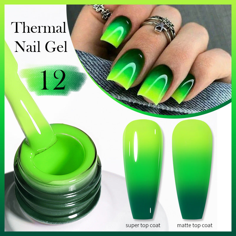 Thermal Nail Gel Simple Home Candy Gradient Color Change UV Polish