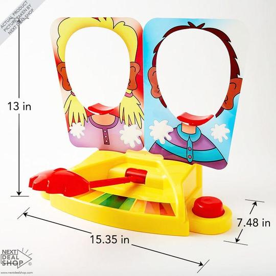 Single cream smash machine, face machine, desktop game, whole person toy.