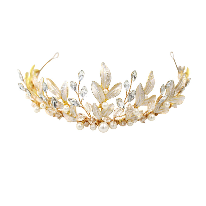 Korean Elegant Princess Crown Wedding Headdress Accessories