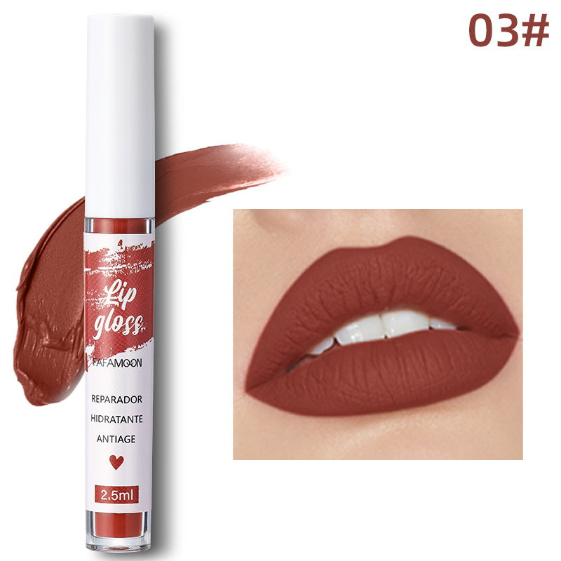 New No Stain On Cup Long-lasting Matte Non-fading Matte Velvet Lip Gloss