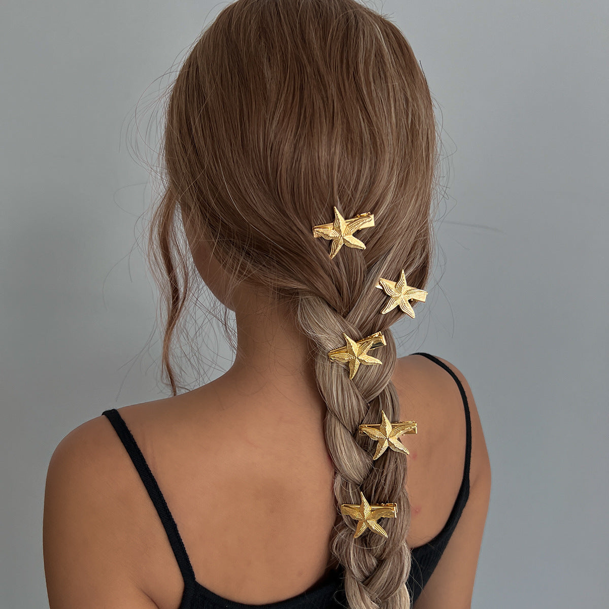 High-end, Niche Ocean-style Alloy Headpiece Featuring A Large Scallop