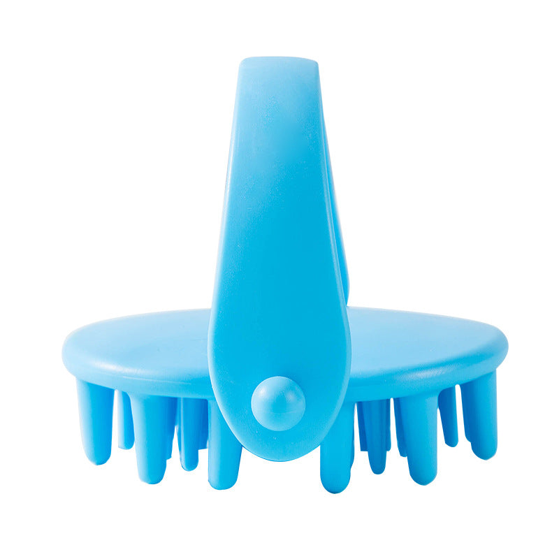 Silicone Shampoo Brush Massage Scalp Care Cleaning