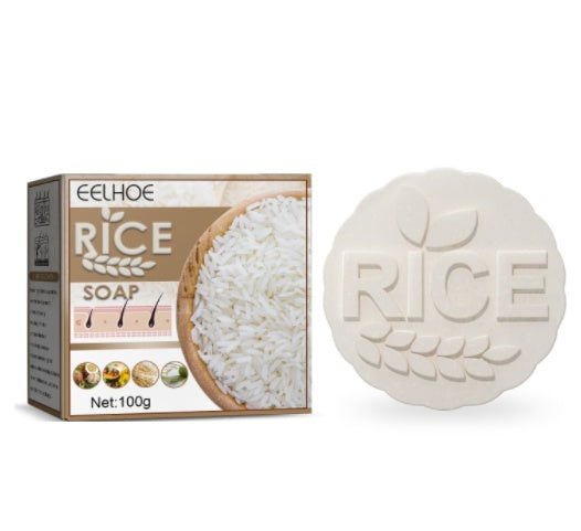 Rice Shampoo Soap Moisturizing Conditioning Hair Growth